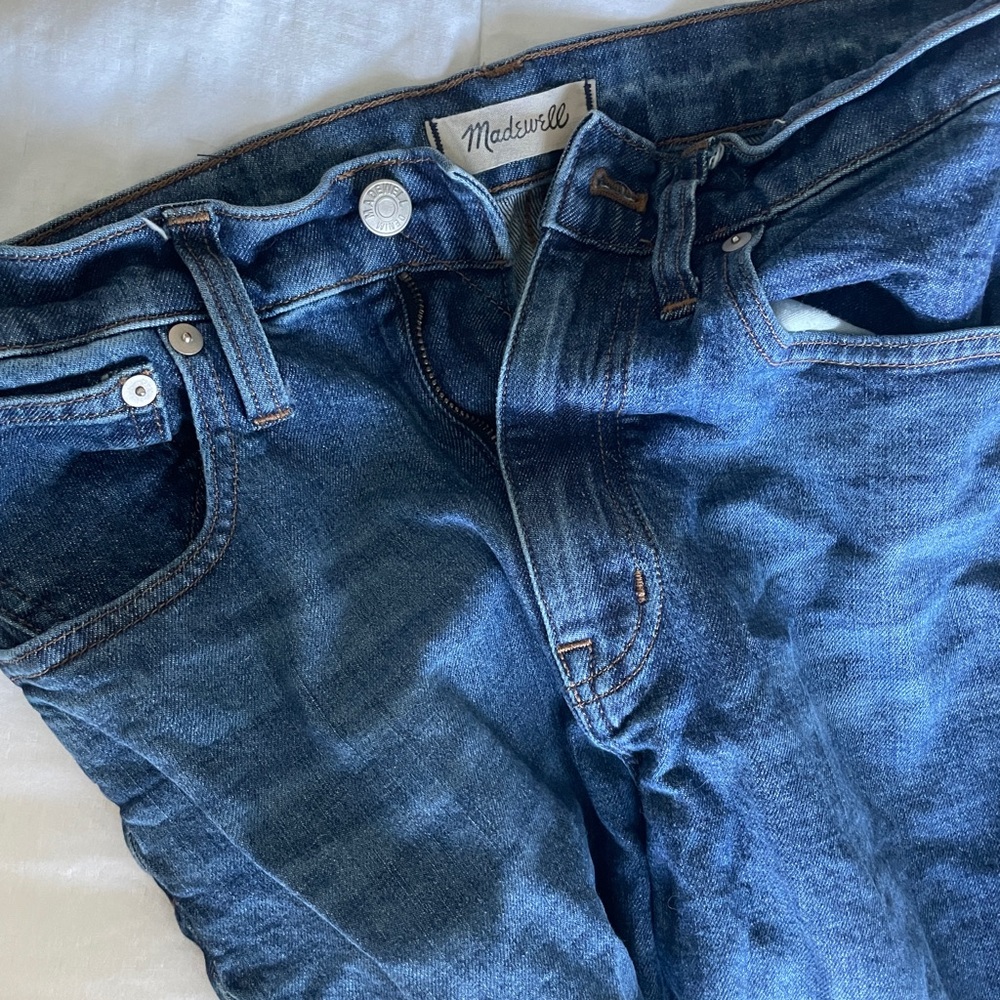 Madewell High Rise Slim Boyfriend Jeans